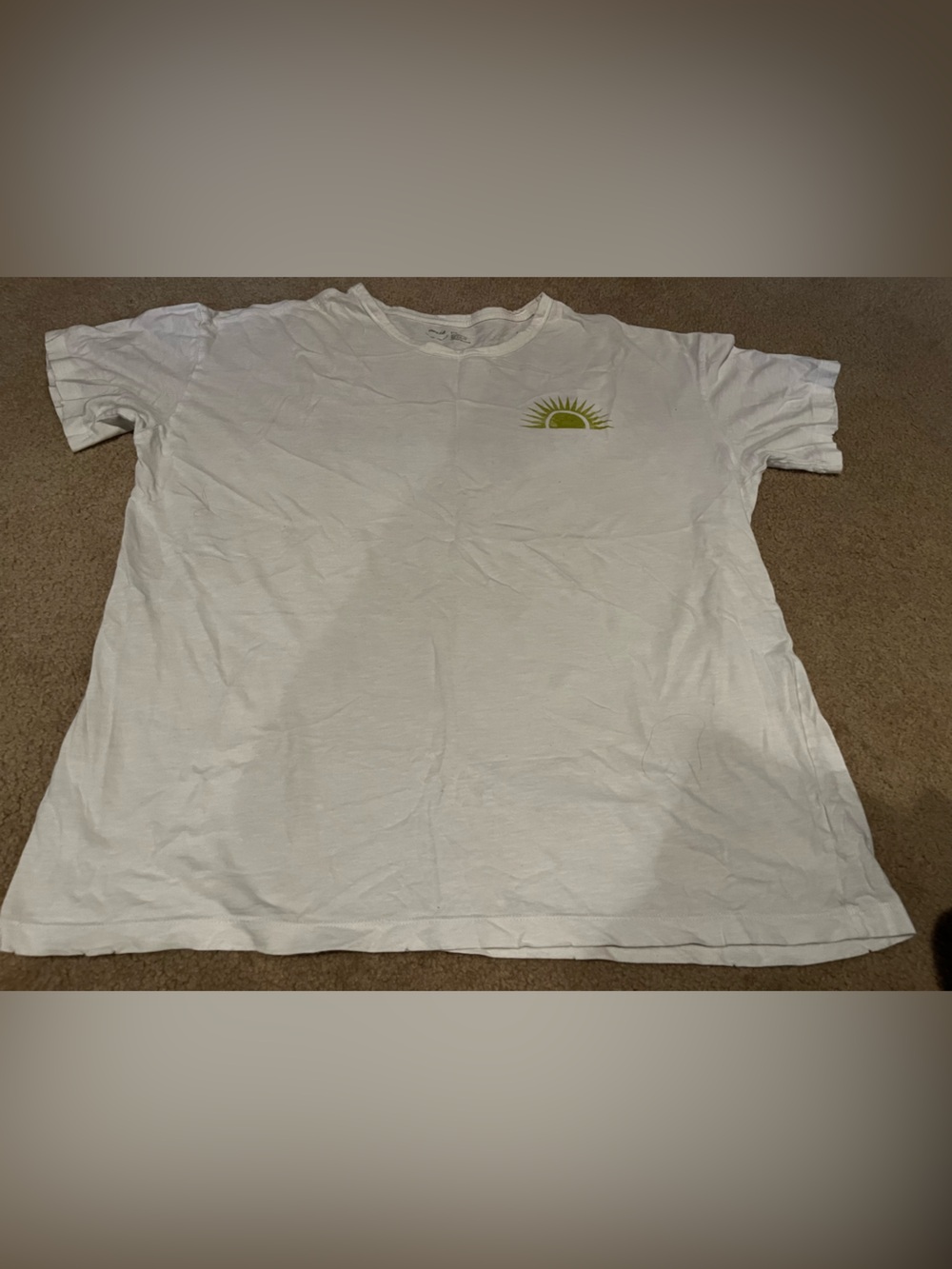 Women’s White Aerie Find Happy Distressed
T-Shirt